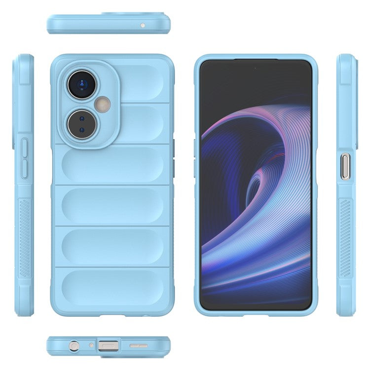 For OnePlus Nord CE 3 Lite 5G / Nord N30 5G Soft TPU Rugged Protective Phone Case Drop-Proof Cover - Baby Blue
