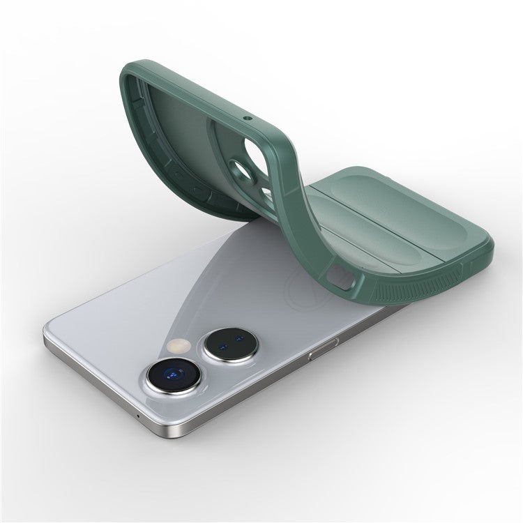 For OnePlus Nord CE 3 Lite 5G / Nord N30 5G Soft TPU Rugged Protective Phone Case Drop-Proof Cover - Green