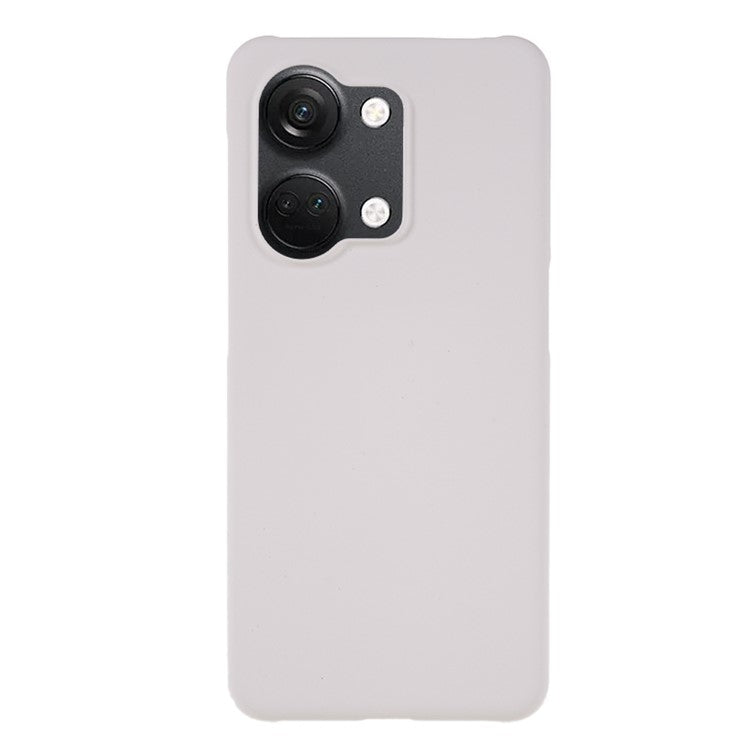 For OnePlus Nord 3 5G / Ace 2V 5G Anti-Dust Rubberized Plastic Hard Case Protective Cell Phone Cover - White
