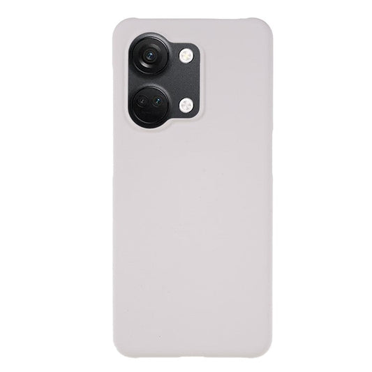 For OnePlus Nord 3 5G / Ace 2V 5G Anti-Dust Rubberized Plastic Hard Case Protective Cell Phone Cover - White