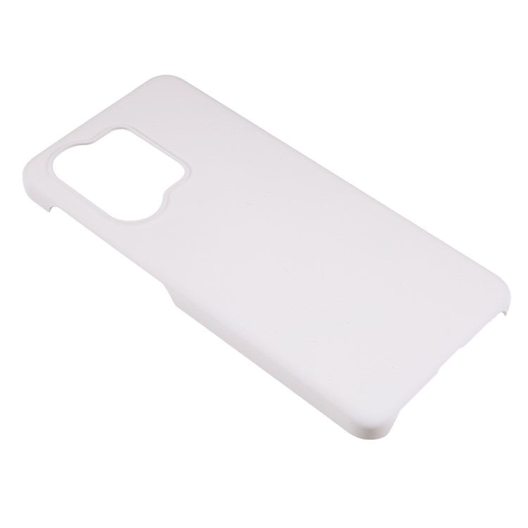 For OnePlus Nord 3 5G / Ace 2V 5G Anti-Dust Rubberized Plastic Hard Case Protective Cell Phone Cover - White