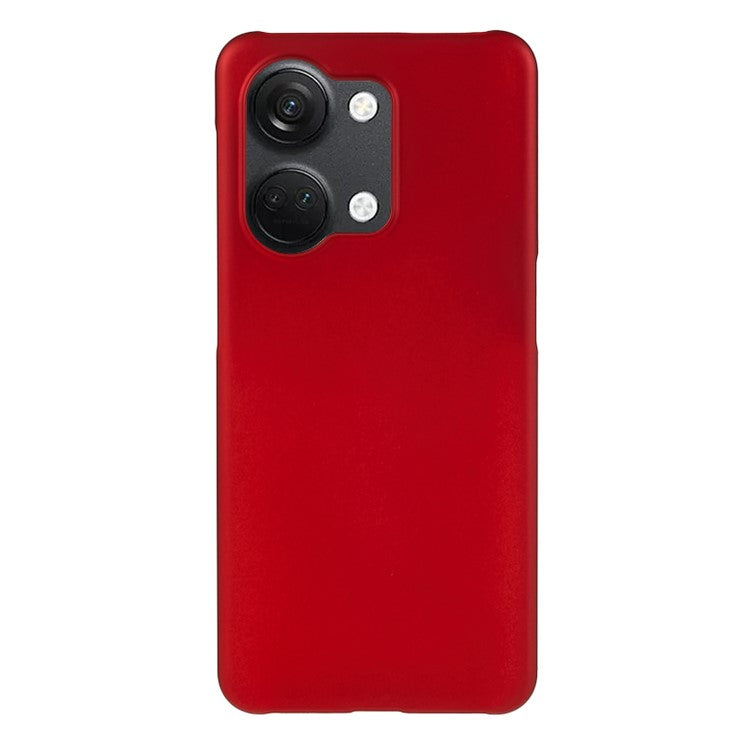 For OnePlus Nord 3 5G / Ace 2V 5G Anti-Dust Rubberized Plastic Hard Case Protective Cell Phone Cover - Red