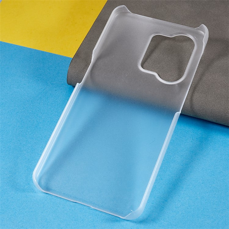 For OnePlus Nord 3 5G / Ace 2V 5G Anti-Dust Rubberized Plastic Hard Case Protective Cell Phone Cover - Transparent