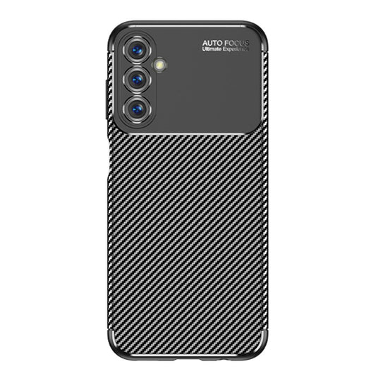 For Samsung Galaxy M14 5G Soft TPU Phone Case Carbon Fiber Texture Anti-Drop Cell Phone Cover