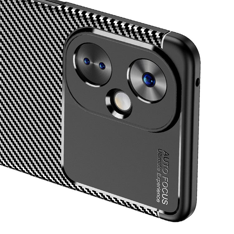 For OnePlus Nord CE 3 Lite 5G / Nord N30 5G Carbon Fiber Texture Case Soft TPU Drop Protection Phone Cover