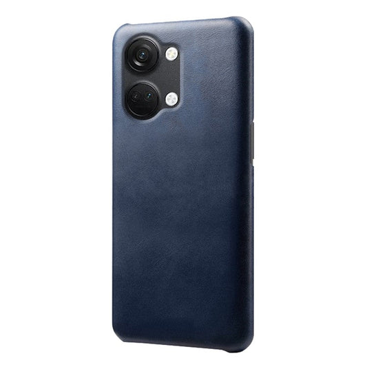 For OnePlus Nord 3 5G / Ace 2V Slim Shockproof Phone Cover PU Leather + PC Calf Texture Phone Case - Blue