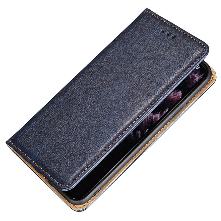 Phone Stand Case for Oppo Find X6 Pro Magnetic Auto-closing PU Leather Wallet Drop-proof Cover - Black
