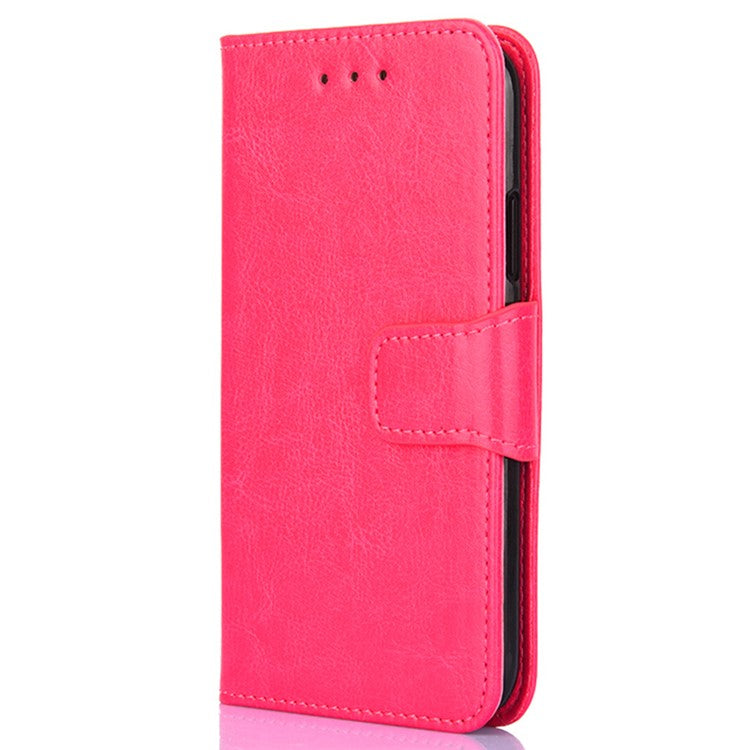 Protective Case for Oppo Find X6 Pro Leather Flip Phone Shell Anti-Fall Wallet Phone Case with Stand - Rose