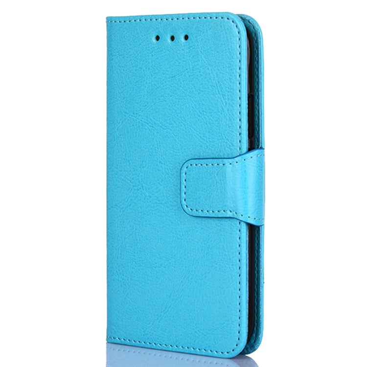 Protective Case for Oppo Find X6 Pro Leather Flip Phone Shell Anti-Fall Wallet Phone Case with Stand - Baby Blue