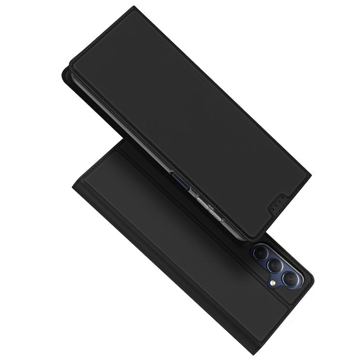 DUX DUCIS Skin Pro Series for Samsung Galaxy M54 5G / F54 5G PU Leather Card Slots Case Flip Stand Phone Cover - Black