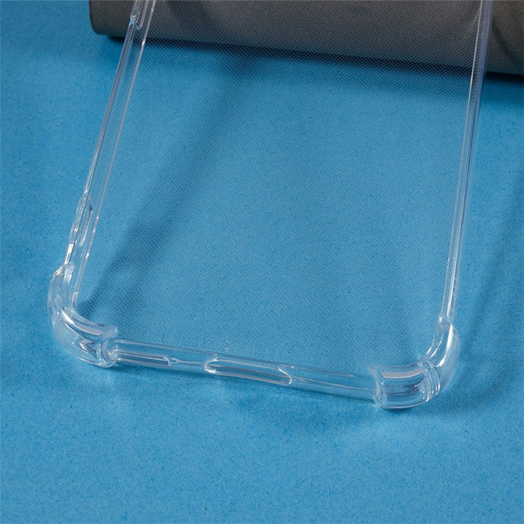 For Samsung Galaxy S22 5G Back Cover Transparent Reinforced Corners Anti-drop TPU Phone Case