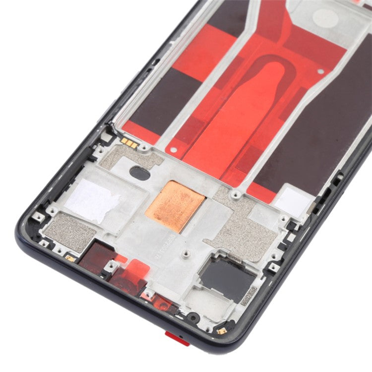 For OPPO Reno3 5G / Reno3 Youth / F15 / Find X2 Lite / K7 (2020) Grade C LCD Screen and Digitizer Assembly + Frame Part (TFT Technology) (without Logo) - Black