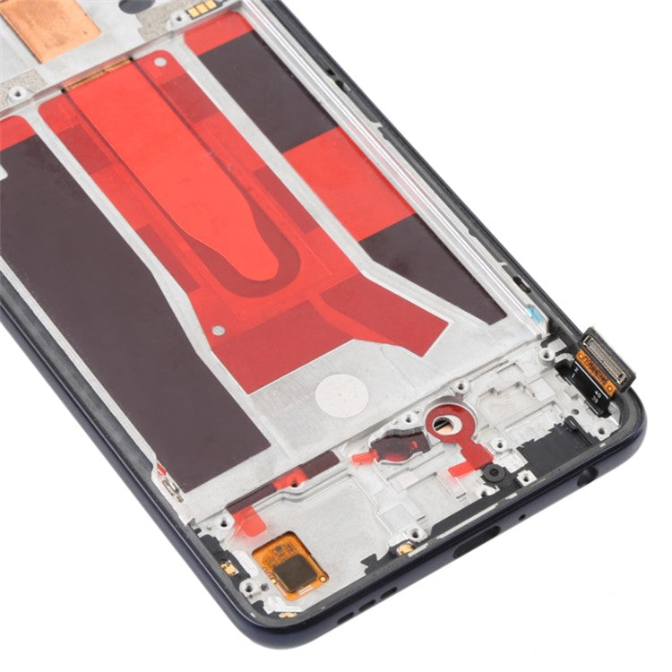 For OPPO Reno3 5G / Reno3 Youth / F15 / Find X2 Lite / K7 (2020) Grade C OLED Screen and Digitizer Assembly + Frame Repair Part (without Logo) - Black