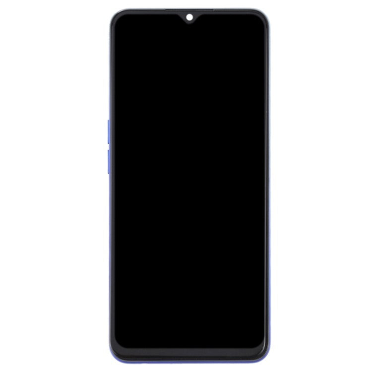 For OPPO Reno3 5G / Reno3 Youth / F15 / Find X2 Lite / K7 (2020) Grade C OLED Screen and Digitizer Assembly + Frame Repair Part (without Logo) - Blue
