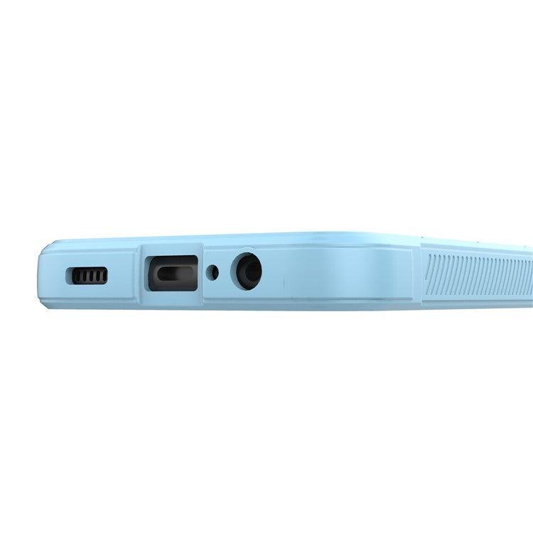For Samsung Galaxy M14 5G Rugged Drop-proof Phone Case Soft TPU Back Cover - Baby Blue