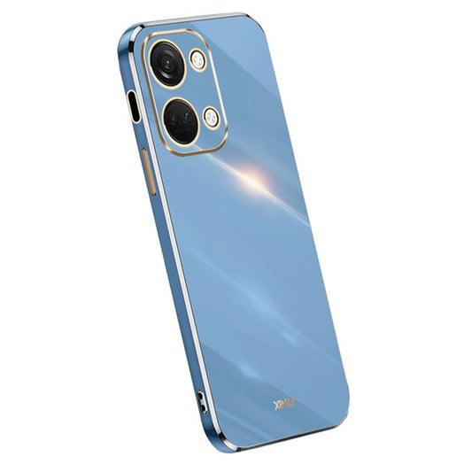 XINLI For OnePlus Nord 3 5G / Ace 2V Soft TPU Phone Case Electroplating Edge Phone Cover - Blue