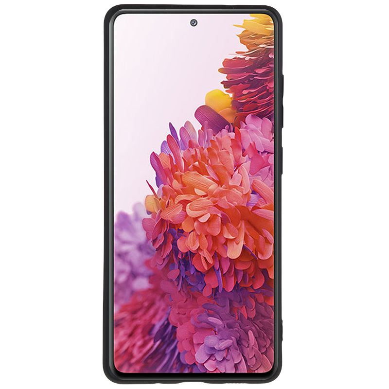 For Samsung Galaxy S20 Lite / S20 FE / S20 FE 5G / S20 FE 2022 Fiber Lining Rubberized TPU Cover Phone Case - Black