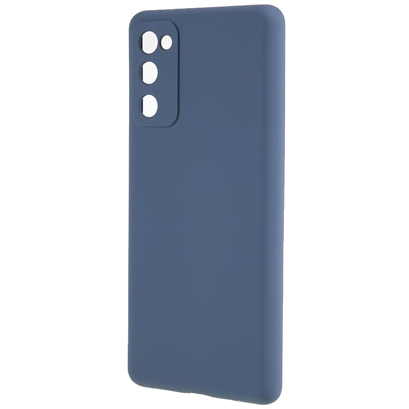 For Samsung Galaxy S20 Lite / S20 FE / S20 FE 5G / S20 FE 2022 Fiber Lining Rubberized TPU Cover Phone Case - Lavender Grey