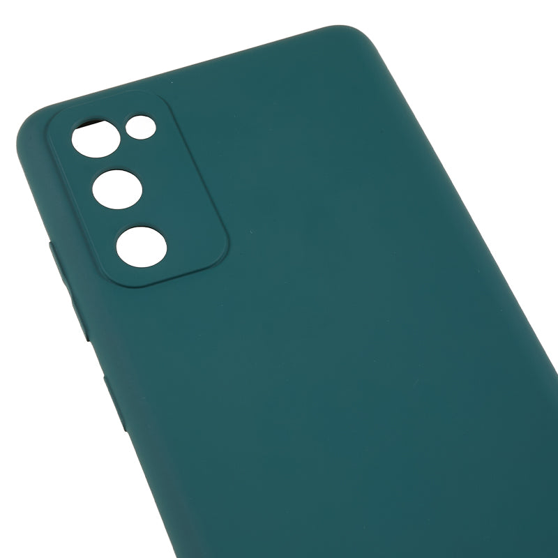 For Samsung Galaxy S20 Lite / S20 FE / S20 FE 5G / S20 FE 2022 Fiber Lining Rubberized TPU Cover Phone Case - Army Green