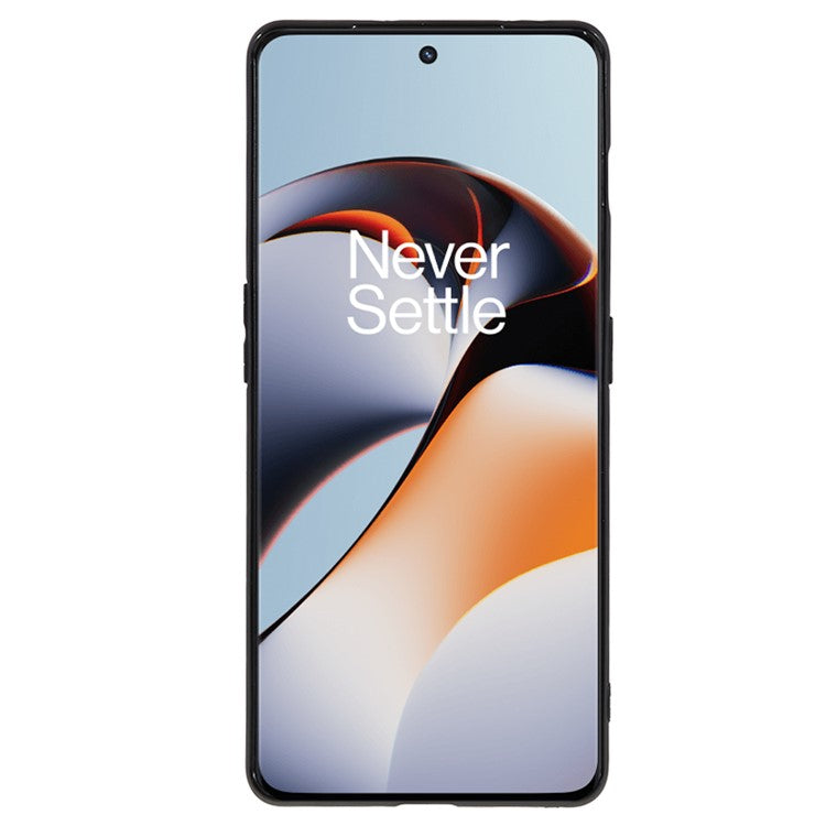 For OnePlus Ace 2 5G / 11R 5G Soft TPU Glossy Phone Cover Anti-scratch Phone Case - Black