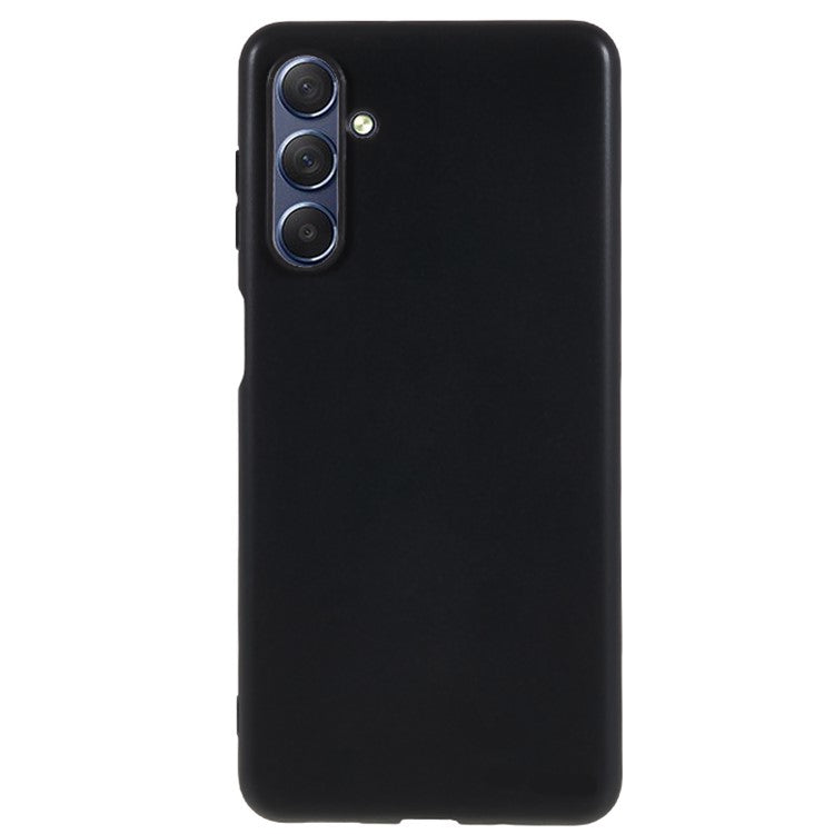 For Samsung Galaxy M54 5G / F54 5G Glossy TPU Case Anti-scratch Phone Cover - Black