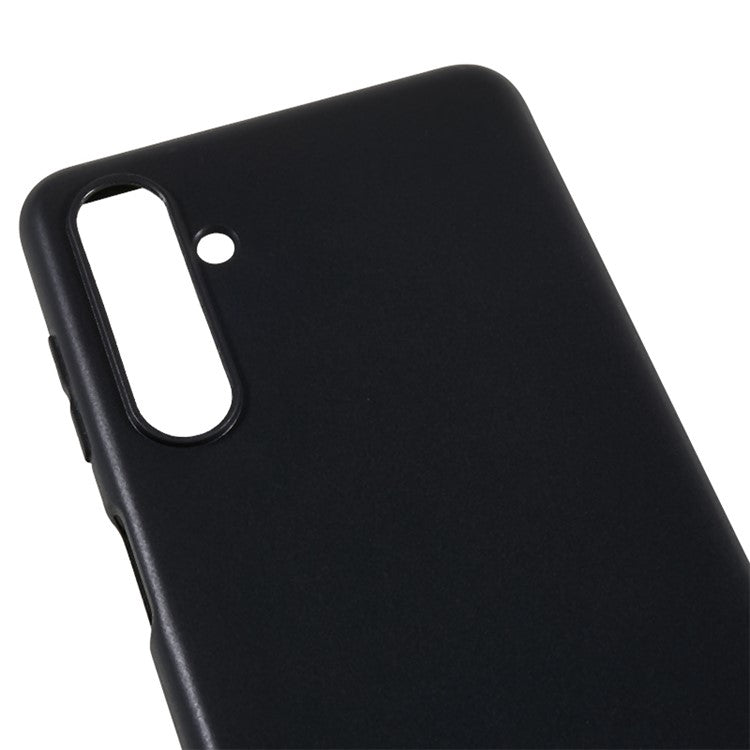 For Samsung Galaxy M54 5G / F54 5G Glossy TPU Case Anti-scratch Phone Cover - Black