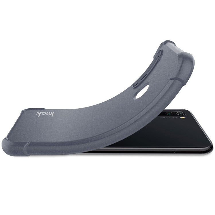 IMAK For Asus ROG Phone 7 5G Matte TPU Phone Case Four Corners Airbag Anti-Scratch Cover - Grey