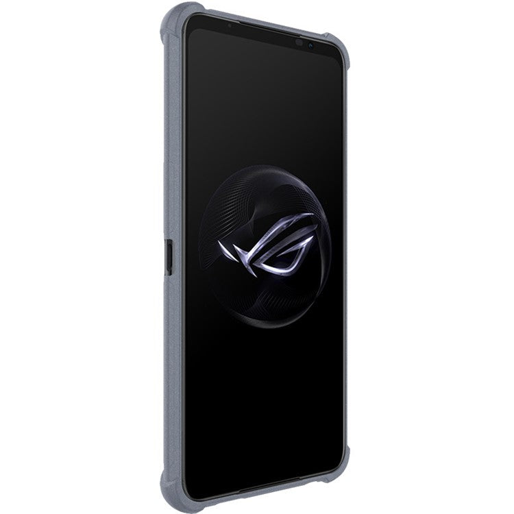 IMAK For Asus ROG Phone 7 5G Matte TPU Phone Case Four Corners Airbag Anti-Scratch Cover - Grey