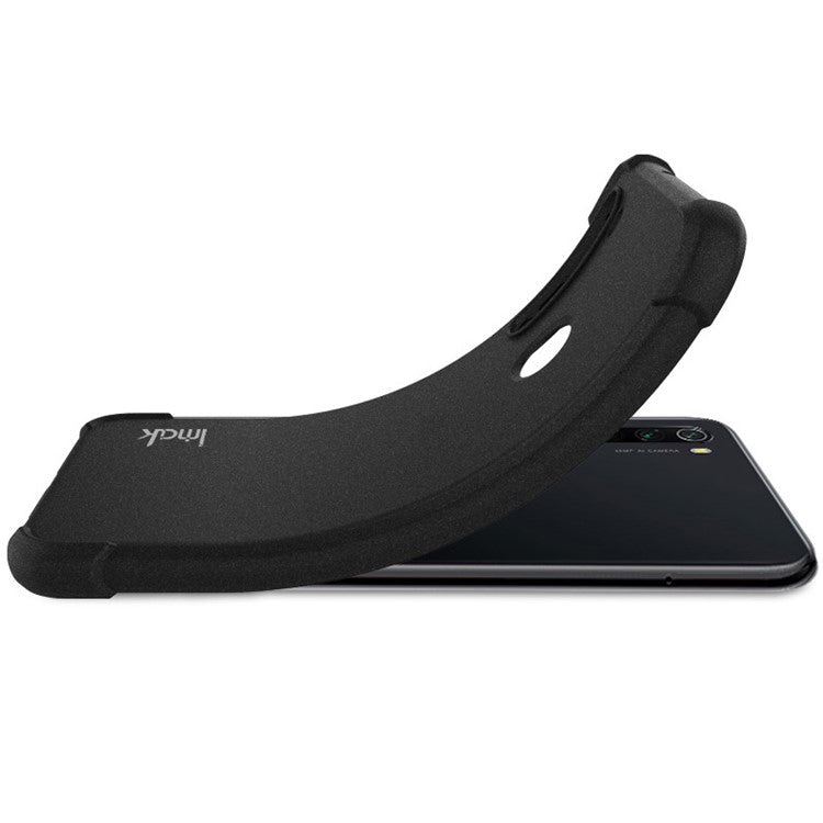 IMAK For Asus ROG Phone 7 5G Matte TPU Phone Case Four Corners Airbag Anti-Scratch Cover - Black