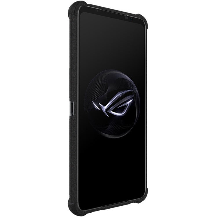 IMAK TPU Phone Case for Asus ROG Phone 7 Pro / Phone 7 Ultimate 5G , Matte Finish Coating Back Protective Cover - Black