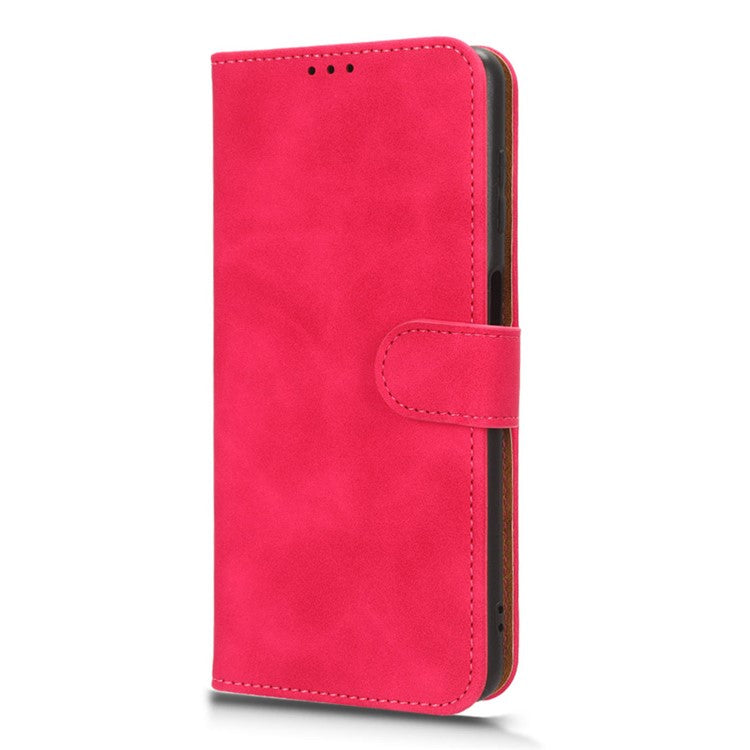 For Samsung Galaxy M54 5G / F54 5G PU Leather Flip Case Skin-touch Wallet Stand Phone Cover - Rose