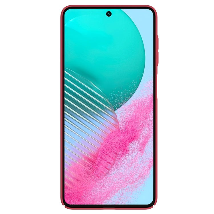 NILLKIN Frosted Shield for Samsung Galaxy M54 5G / F54 5G Shockproof PC Back Cover Matte Phone Case - Red