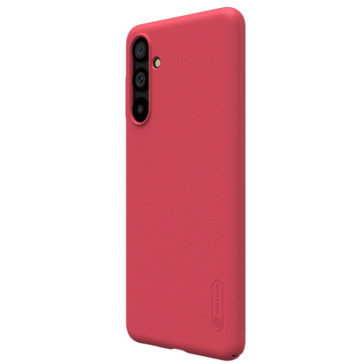 NILLKIN Frosted Shield for Samsung Galaxy M54 5G / F54 5G Shockproof PC Back Cover Matte Phone Case - Red