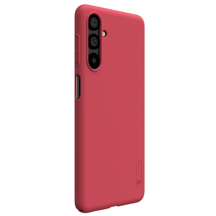 NILLKIN Frosted Shield for Samsung Galaxy M54 5G / F54 5G Shockproof PC Back Cover Matte Phone Case - Red