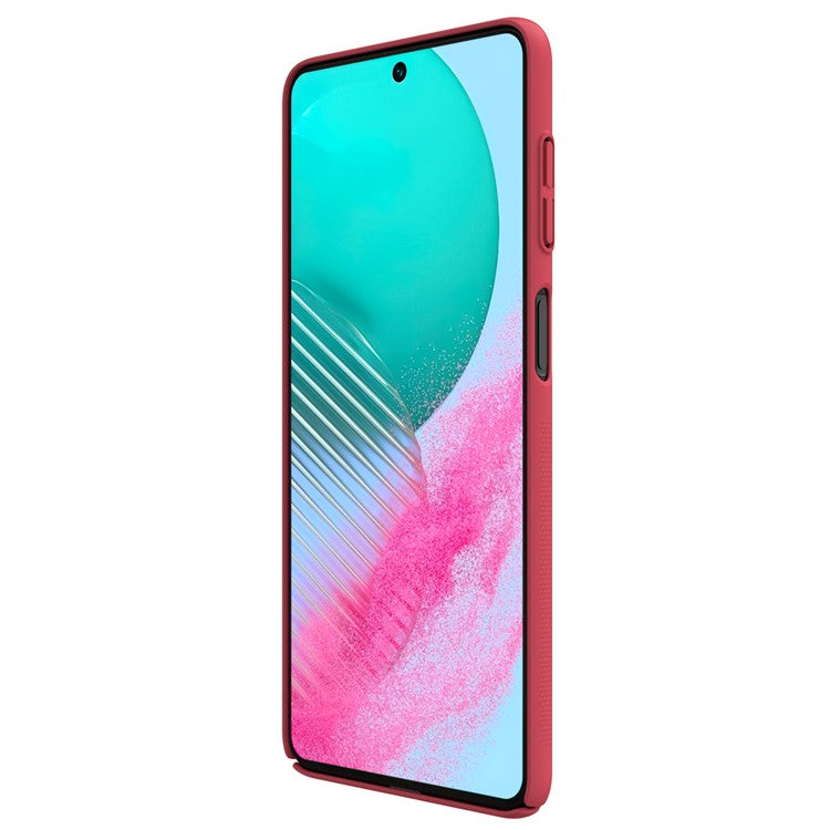 NILLKIN Frosted Shield for Samsung Galaxy M54 5G / F54 5G Shockproof PC Back Cover Matte Phone Case - Red