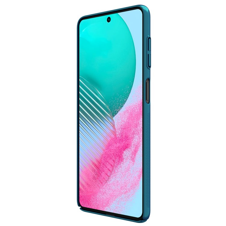 NILLKIN Frosted Shield for Samsung Galaxy M54 5G / F54 5G Shockproof PC Back Cover Matte Phone Case - Blue