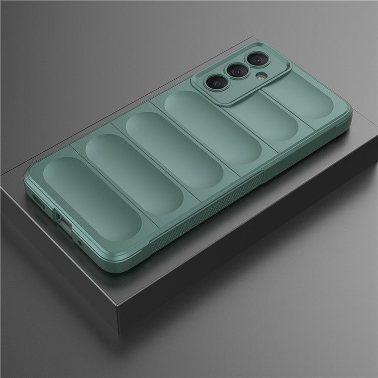 For Samsung Galaxy M54 5G / F54 5G Rugged Drop-proof Phone Case Soft TPU Smartphone Cover - Light Grey