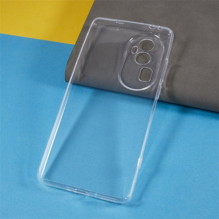 Transparent TPU Case for Oppo Reno10 Pro+ 5G , Precise Cutout Ultra-thin Phone Cover