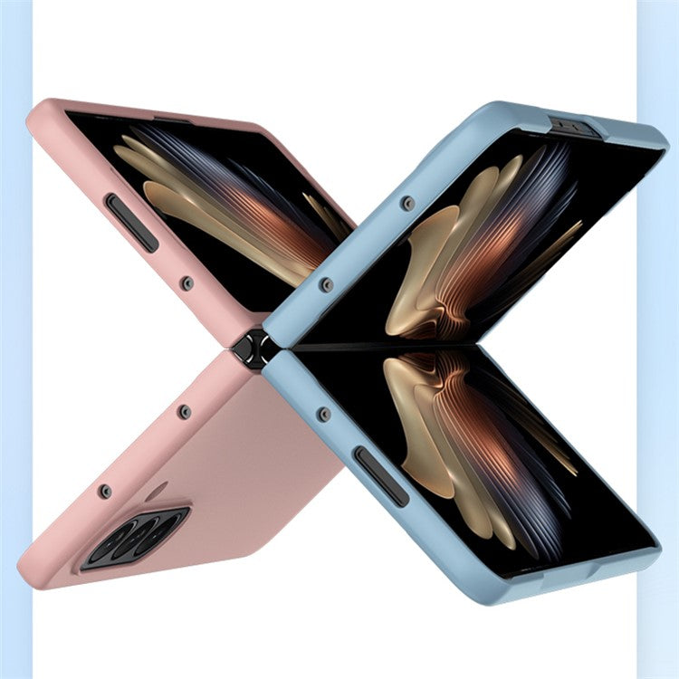 For Samsung Galaxy Z Fold5 5G Hard PC Phone Case Skin-touch Anti-scratch Cover - Baby Blue