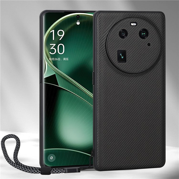 VILI TC Series for Oppo Find X6 Anti-scratch Phone Cover Textured PU Leather Coated TPU Phone Case