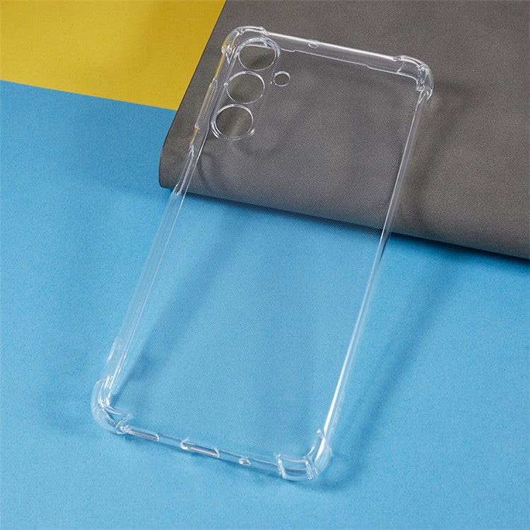 For Samsung Galaxy M54 5G / F54 5G Clear Phone Case Reinforced Corners TPU Cushion Back Cover