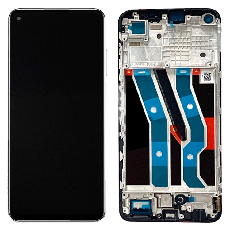 For Realme 10 4G Grade C OLED Screen and Digitizer Assembly + Frame Repair Part (without Logo)