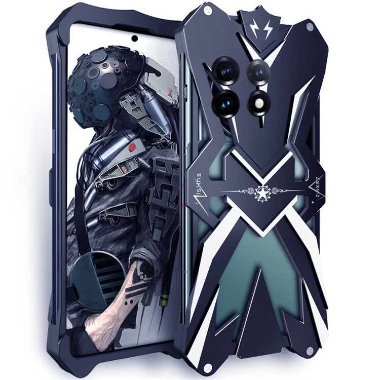 For OnePlus Ace 2 5G / 11R 5G Phone Case Heavy Duty Aluminum Alloy Back Cover