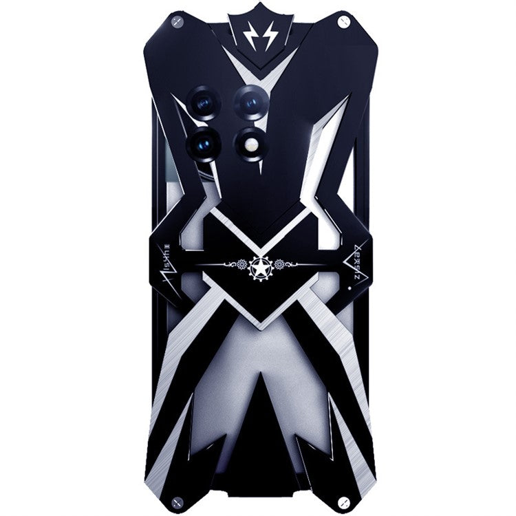 For OnePlus Ace 2 5G / 11R 5G Phone Case Heavy Duty Aluminum Alloy Back Cover