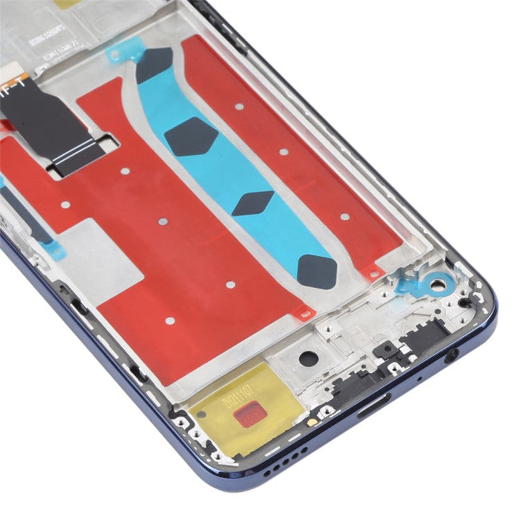 For Honor X8 4G / X30i OEM Grade S LCD Screen and Digitizer Assembly + Frame Repair Part (without Logo) - Blue