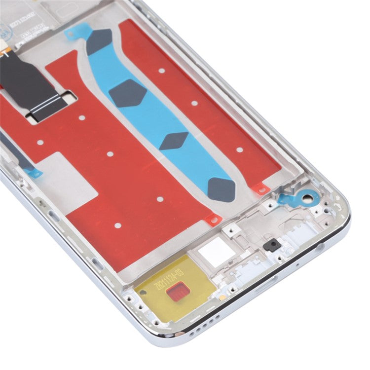 For Honor X8 4G / X30i Grade C LCD Screen and Digitizer Assembly + Frame Replacement Part (without Logo) - Silver