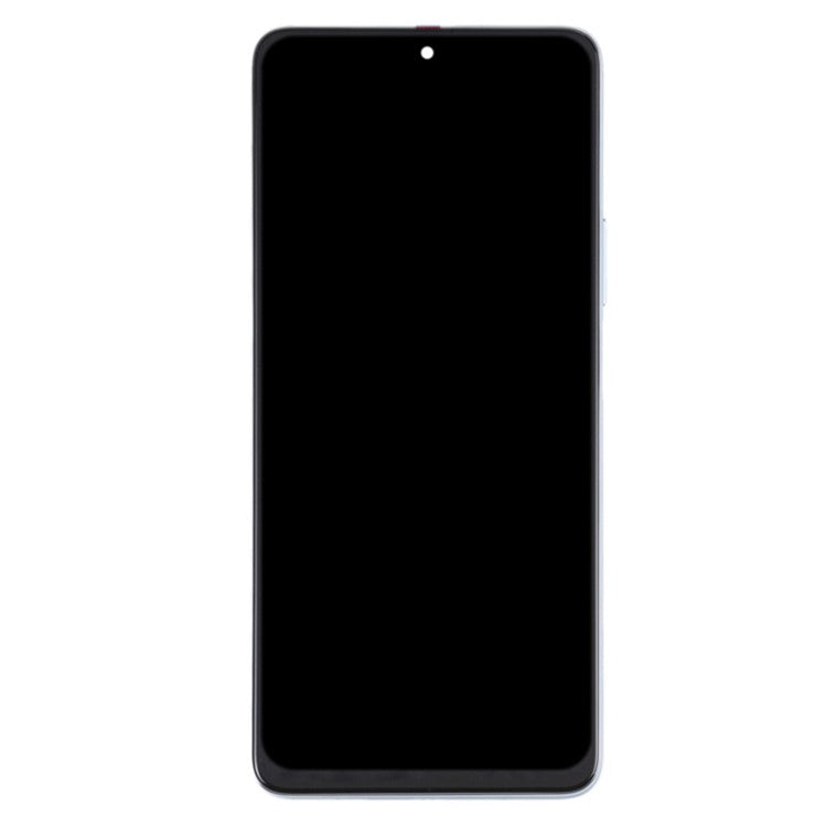 For Honor X30 5G Grade C LCD Screen and Digitizer Assembly + Frame Replacement Part (without Logo) - Silver