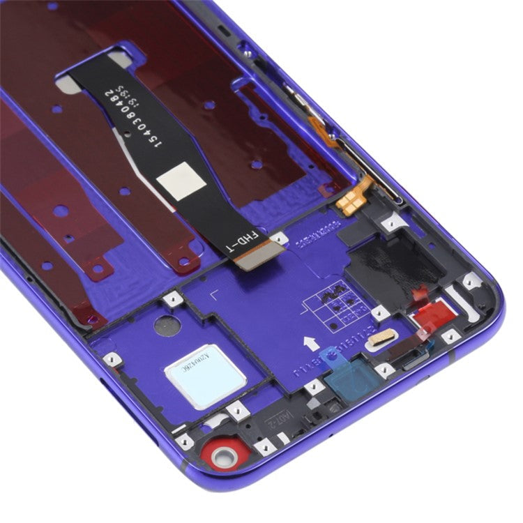 For Honor 20 / Huawei nova 5T 4G Grade C LCD Screen and Digitizer Assembly + Frame Part (COG Technology) (without Logo) - Purple