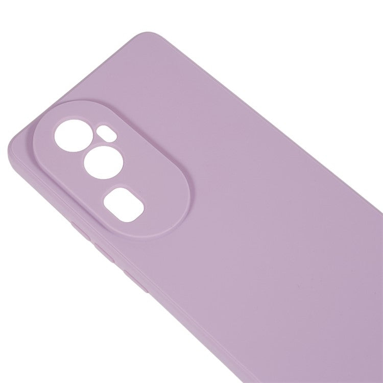Soft TPU Phone Case for Oppo Reno10 Pro+ 5G , Precise Cutout Straight Edge Phone Cover - Purple