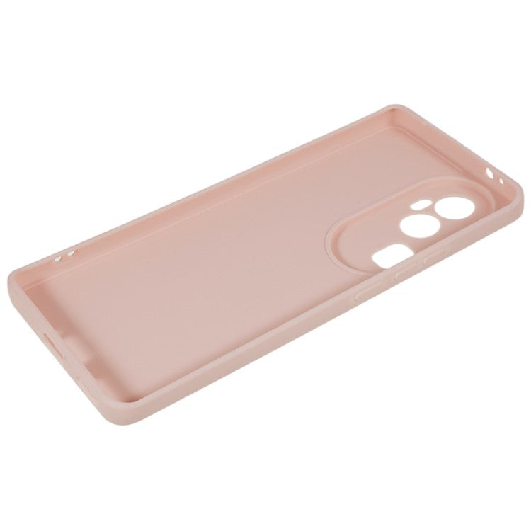 Soft TPU Phone Case for Oppo Reno10 Pro+ 5G , Precise Cutout Straight Edge Phone Cover - Pink